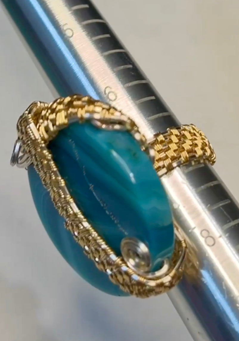 Botswana Agate Statement Ring