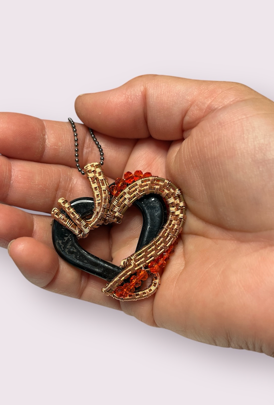 "Around my Heart" Medallion.