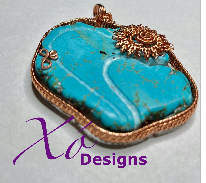 "Corazones Azules" Turquoise