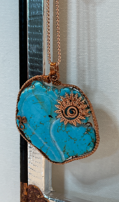 "Corazones Azules" Turquoise