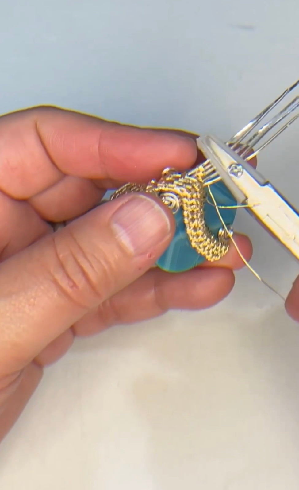 Botswana Agate Statement Ring