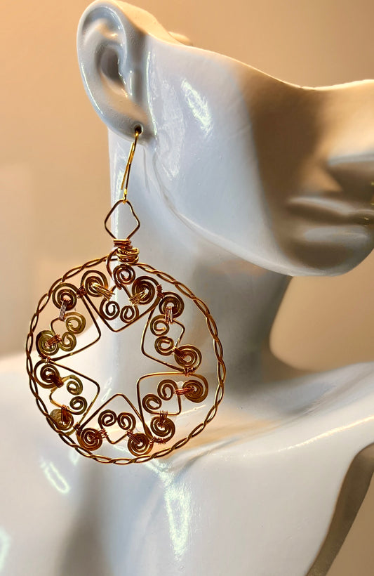 “Athena’s Twilight earrings