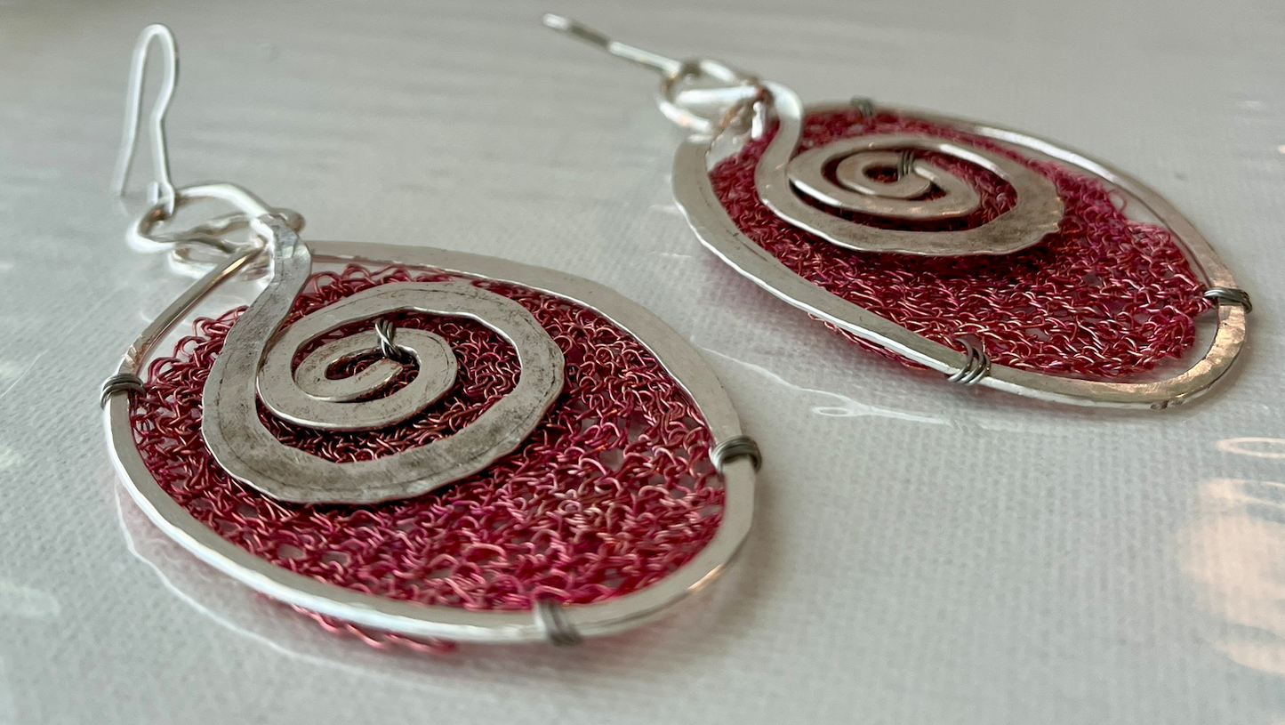 Eternidad Rosa earrings